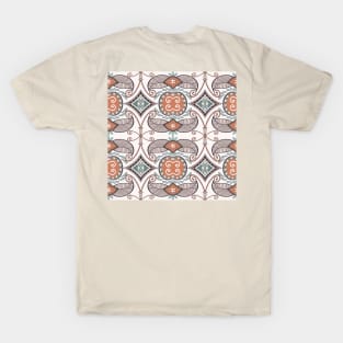 Scandinavian vintage flower pattern T-Shirt